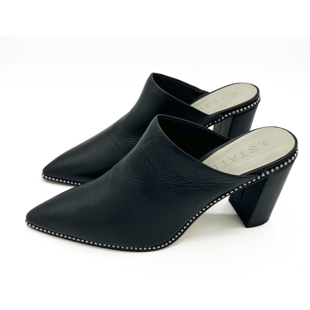 EUC 1.State (9.5) Black Heeled Mule